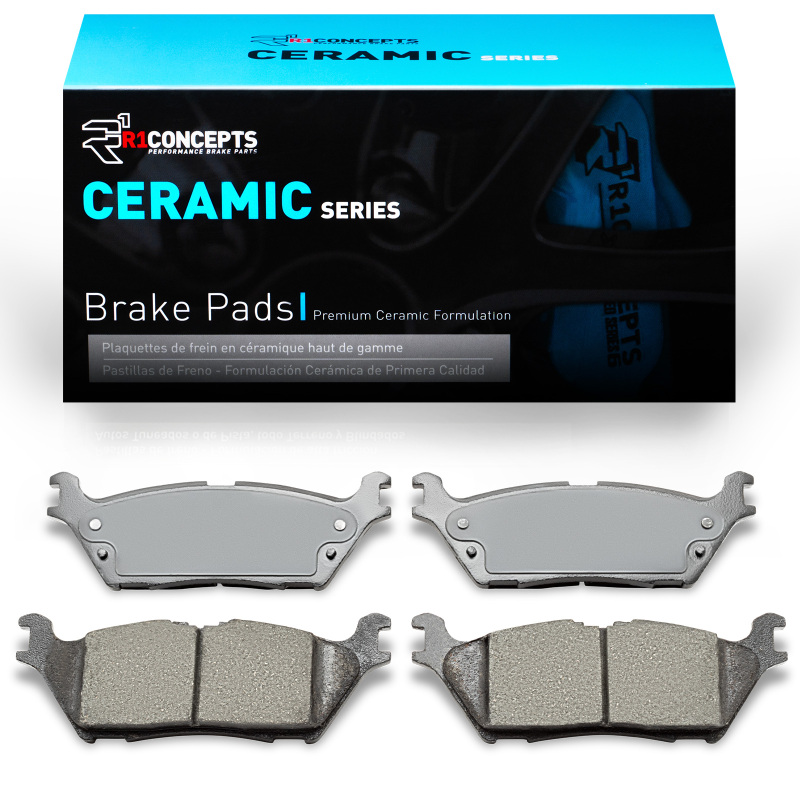 Ford F-150 Brake Pads - Rear - R1 Concepts - Ceramic - `15-`21